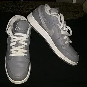 Grey Nike air Jordan’s